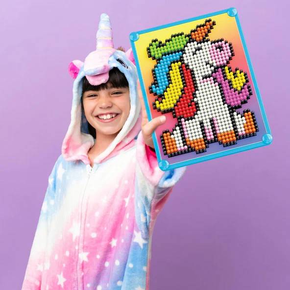 Quercetti Pixel Art Basic-unicorns Educational Toys