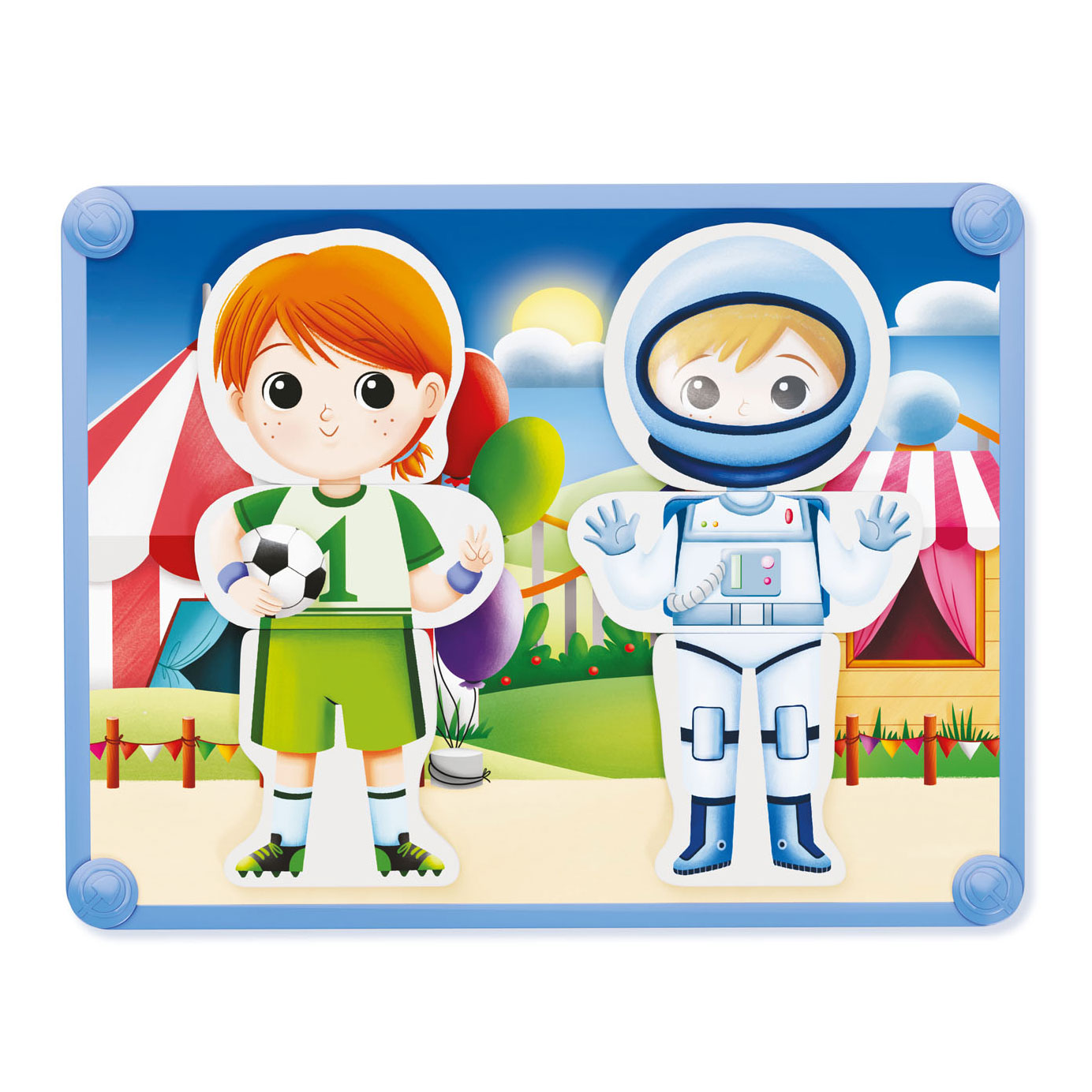 Quercetti Magnetic Dress-Up - Carnival Educational Toys