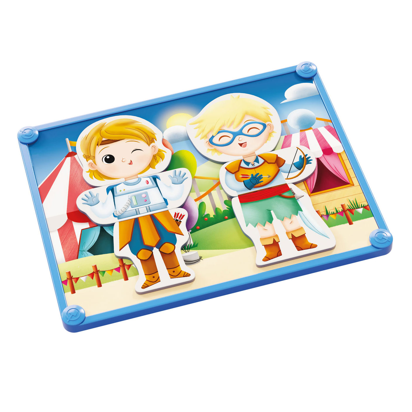 Quercetti Magnetic Dress-Up - Carnival Educational Toys