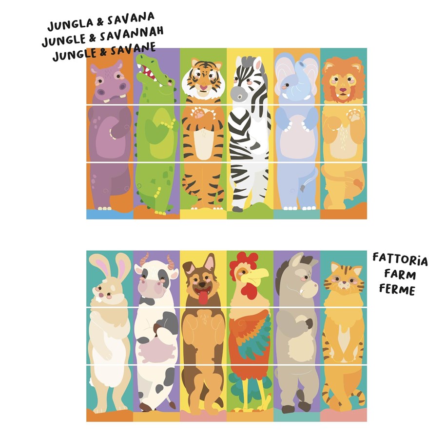 Quercetti Tubo' Mix & Match-animali Educational Toys