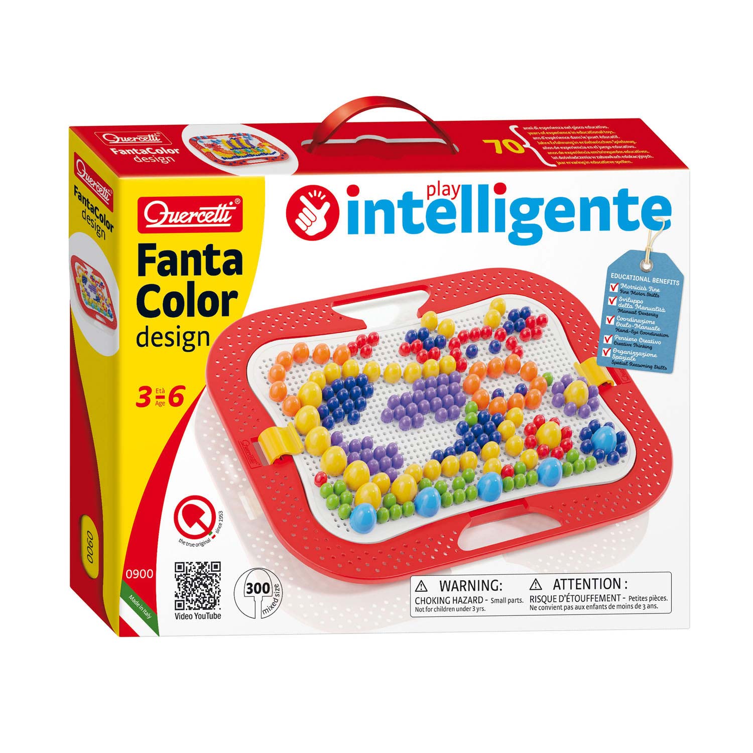 Quercetti Fantacolor Design 300 Pzmist Educational Toys