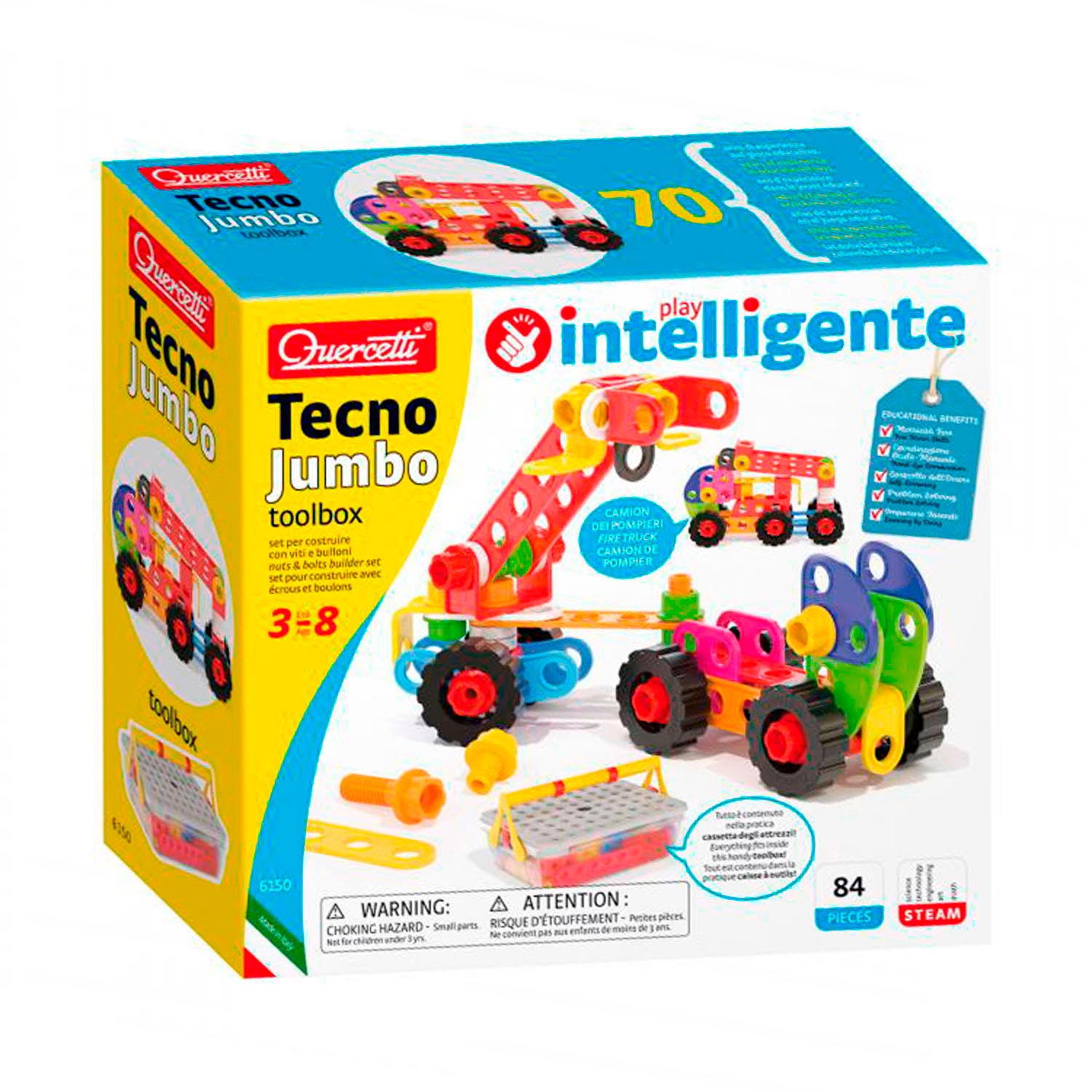 Quercetti Tecno Jumbo Toolbox Educational Toys