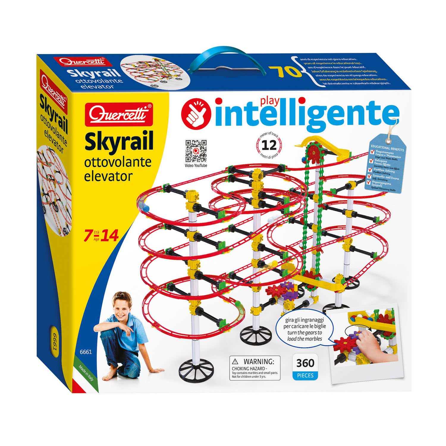 Quercetti Skyrail Ottovolante Elevator - 12 Mtr Educational Toys