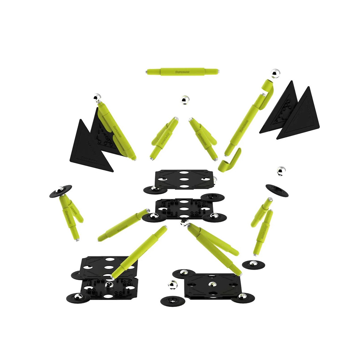 Supermag Magnetic Constructor Technicolor 60 Parts