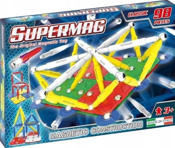 Supermag Classic Primary Magnetic Construction 98 Pieces
