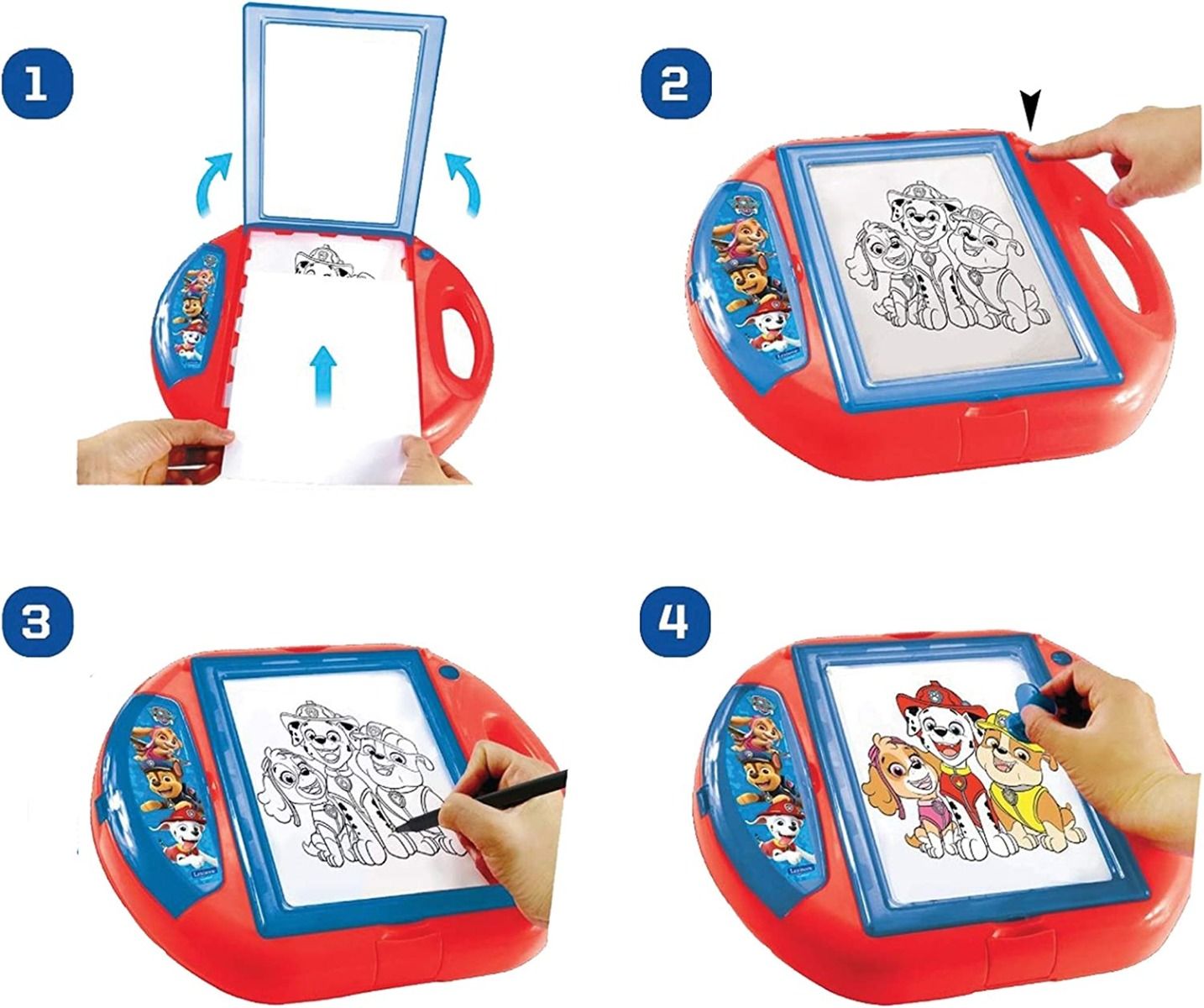 Lexibook Paw Patrol Drawing Projector With Templates and Stamps
