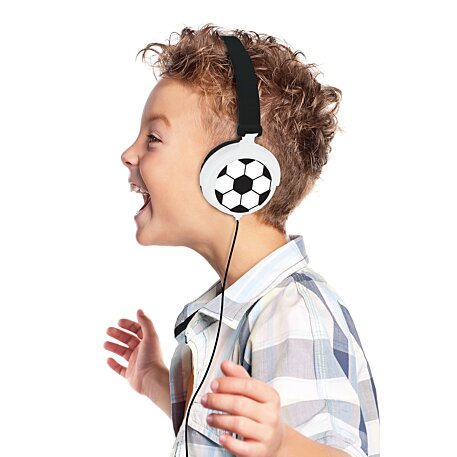 Lexibook Stereo Headphones &ndash; Football Design