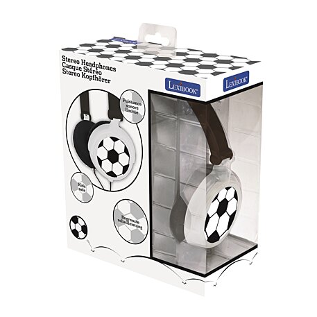 Lexibook Stereo Headphones &ndash; Football Design