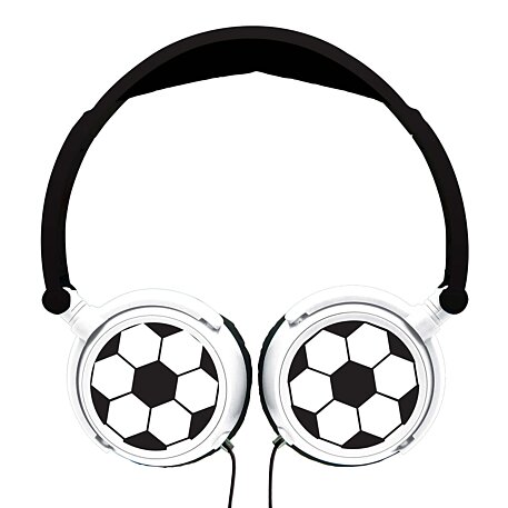 Lexibook Stereo Headphones &ndash; Football Design