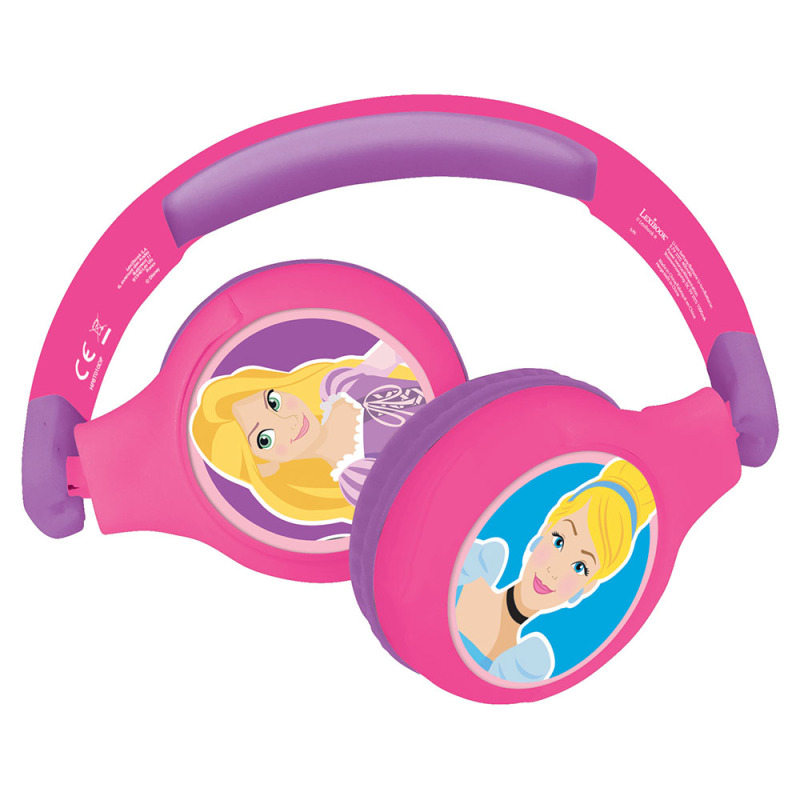 Lexibook Bluetooth Comfort Wireless Headphones for Children With Limited Design Princesse