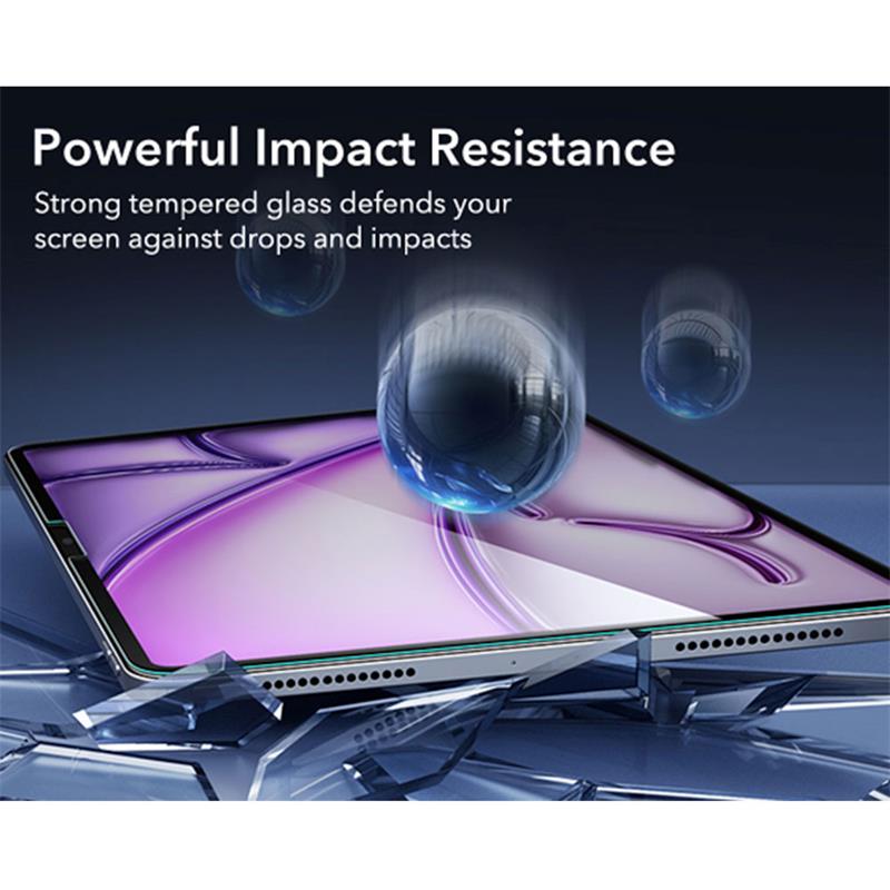 ESR Protective Glass with Packaging Tool for iPad Air 11" M2 2024 - Clear