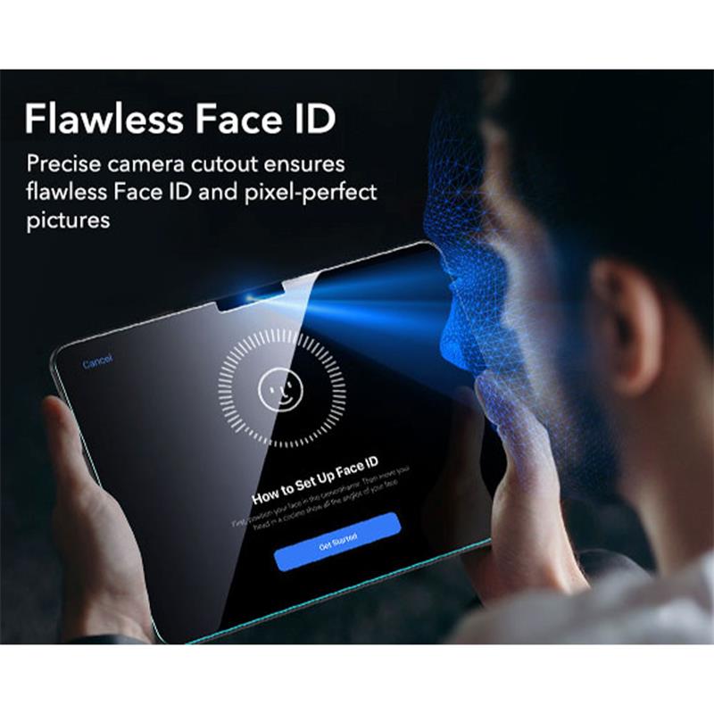 ESR Protective Glass with Packaging Tool for iPad Air 11" M2 2024 - Clear