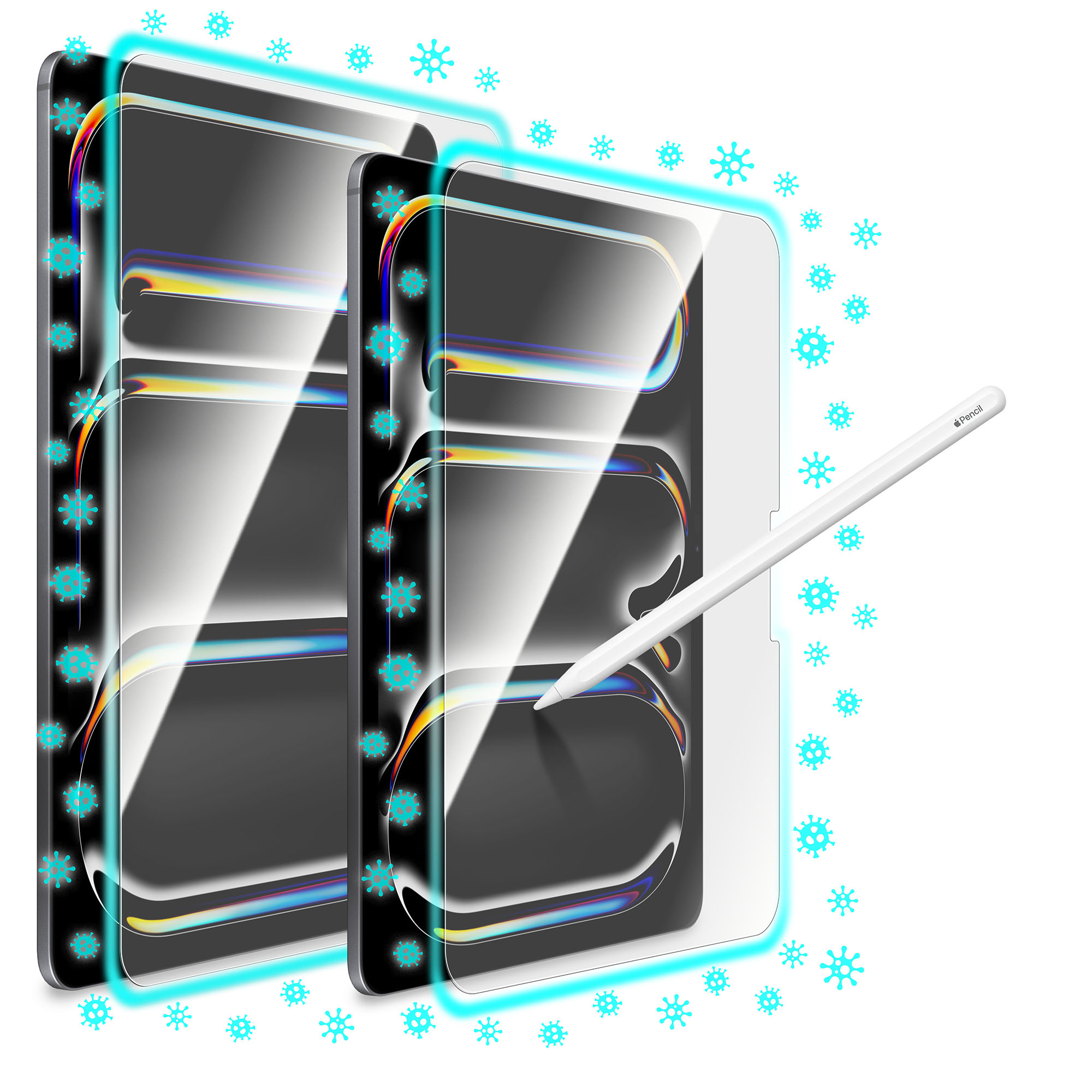 Torrii Bodyglass Anti-bacterial Glass Screen Protector for iPad Air 13-in. (M2) & iPad Pro 13-in. (M4)– Clear