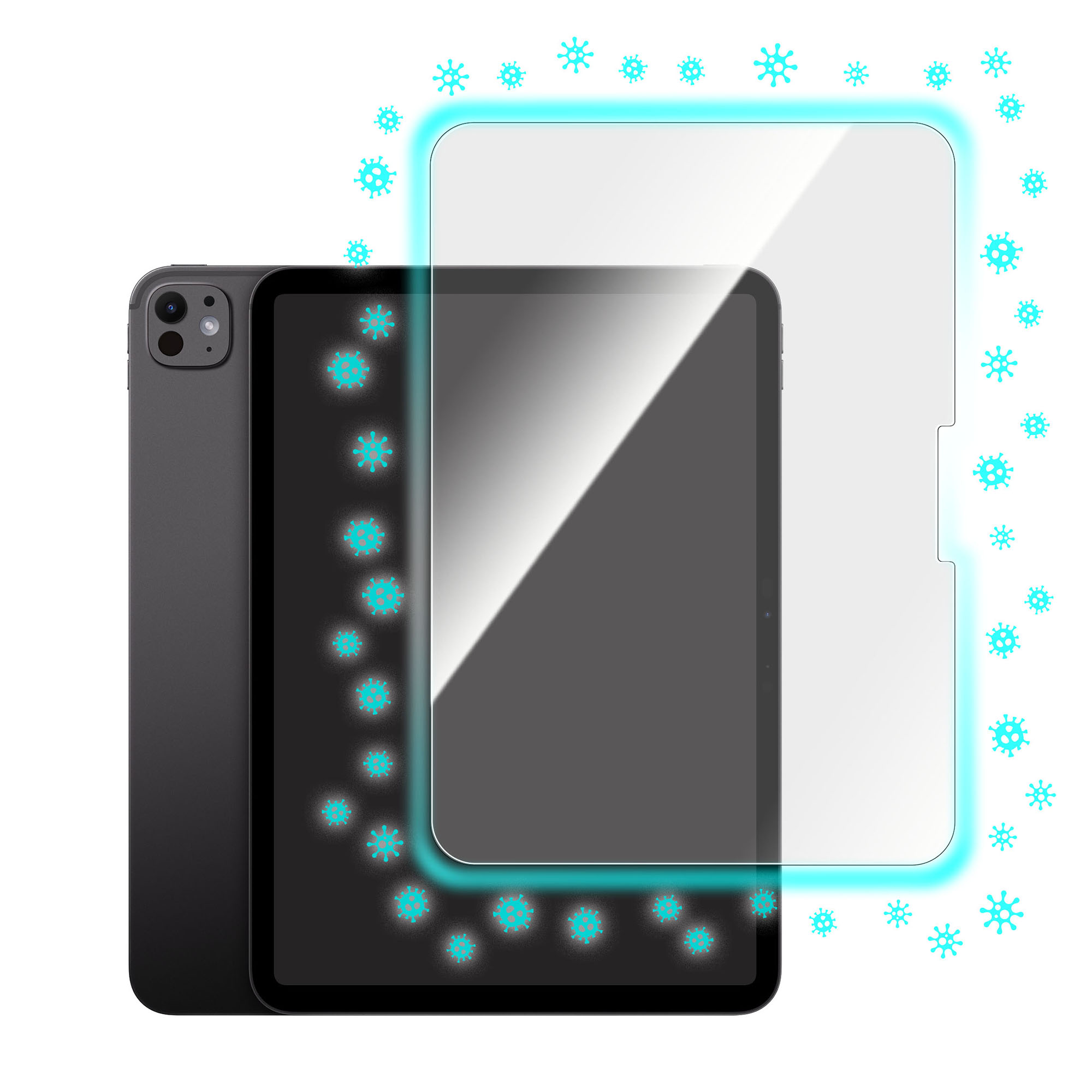 Torrii Bodyglass Anti-bacterial Glass Screen Protector for iPad Pro 11-in. (M4) – Clear