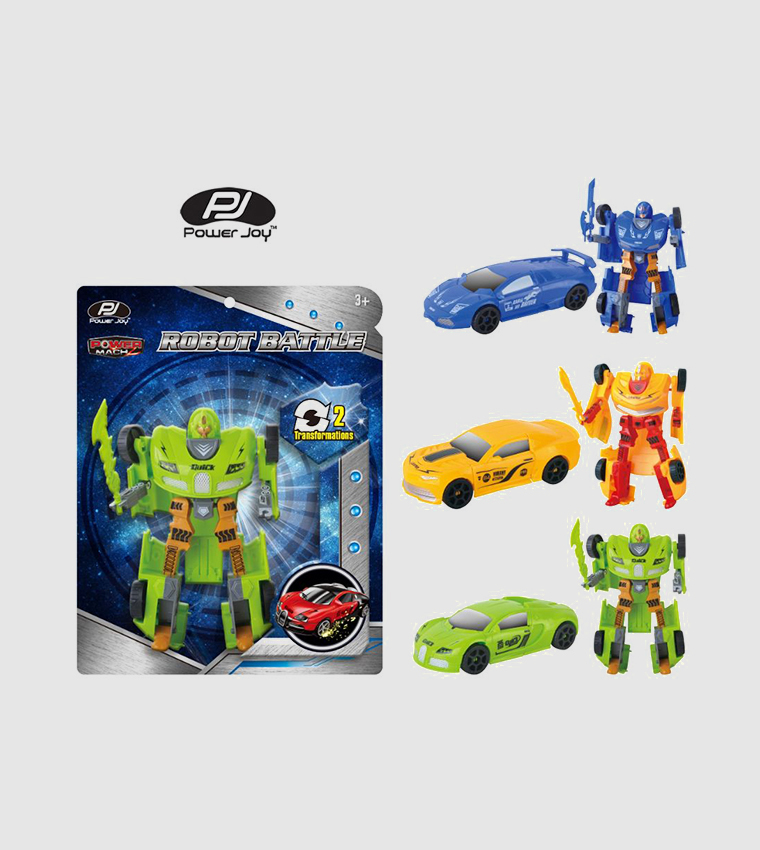 Power Joy Mach Robot Battle 3asst