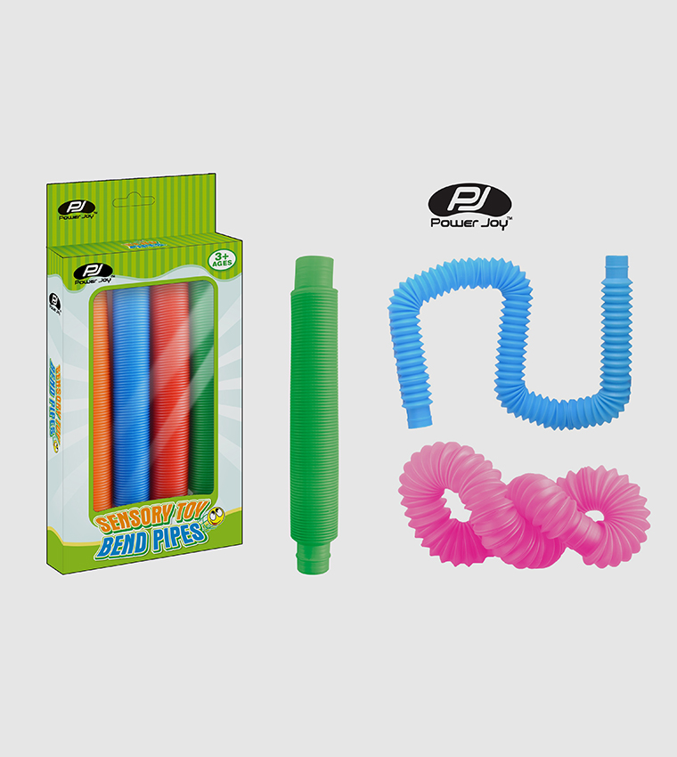 Power Joy Sensory Toy Bend Pipes 4pcs