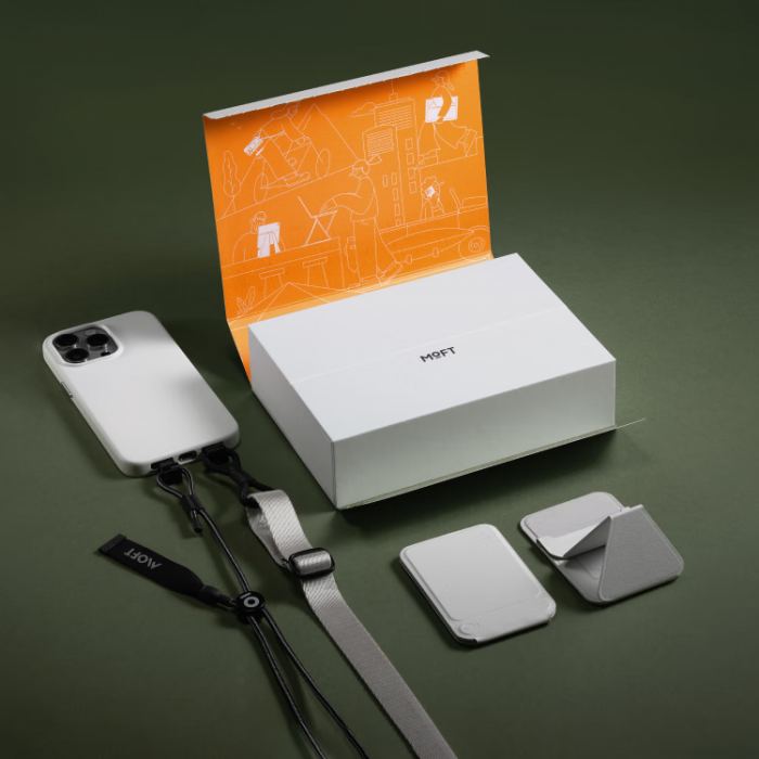 MOFT Creator Kit for iPhone 15 Pro ( MagSafe Protective Case, Tripod Stand, Phone Lanyard)