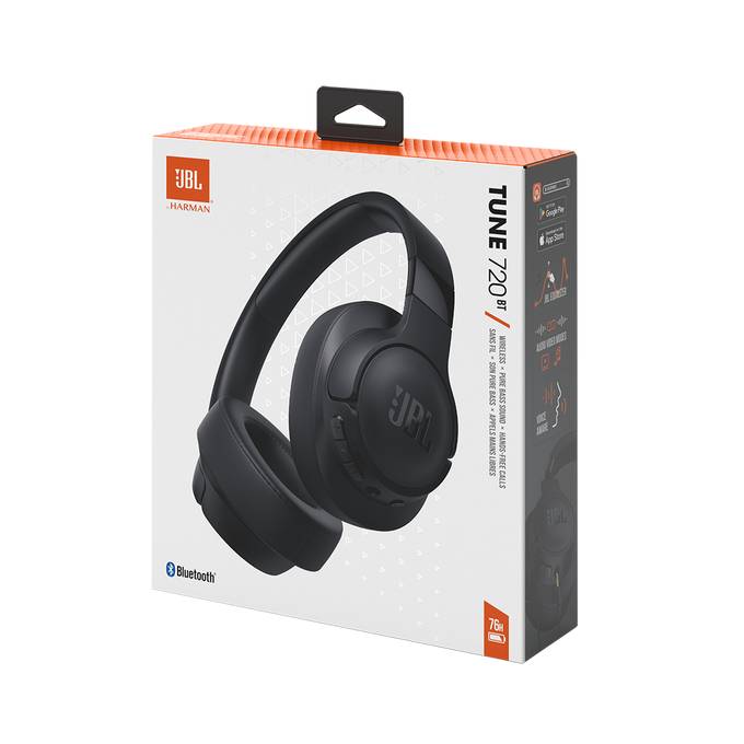 JBL Wireless Headphone Tune 720- Black