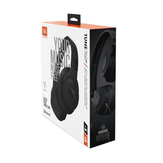 JBL Wireless Headphone Tune760 - Black