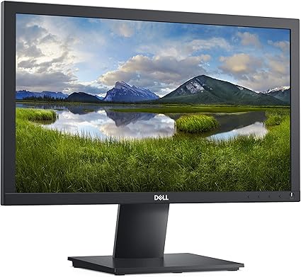 Dell 20 E2020H 19.5-inch 60Hz Small Thin Monitor for Laptop, Computer & Desktop, HD+ 1600 x 900p, Anti Glare, LED Display, VGA/Displayport Connectivity - Black