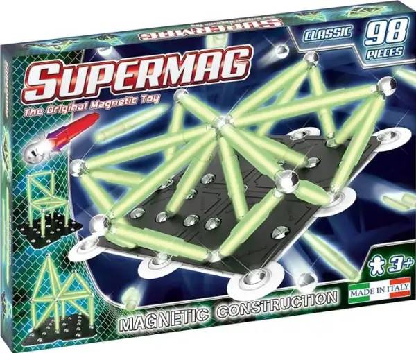 Supermag Supermag Classic Glow 98 Pieces