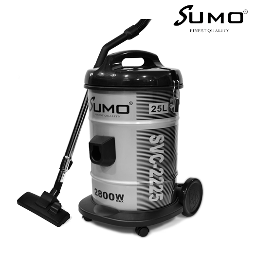 Sumo Vacuum Cleaner 25L  SVC-2225 Wet and Dry Stainless Steel
