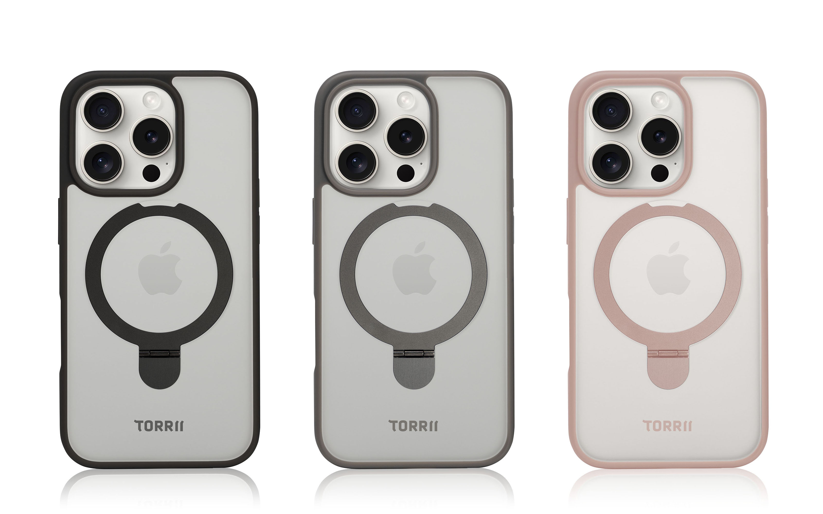 Torrii Torero Stand Case MagSafe Compatible For iPhone 16 Pro (6.3&rdquo;) - Gray