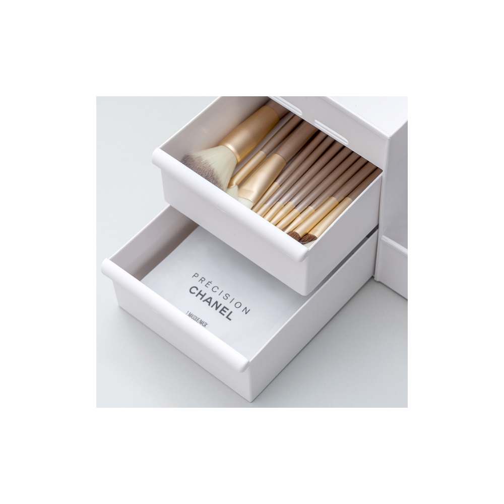 Aloxe Cosmetic Organizer Small Makeup Box &ndash; White
