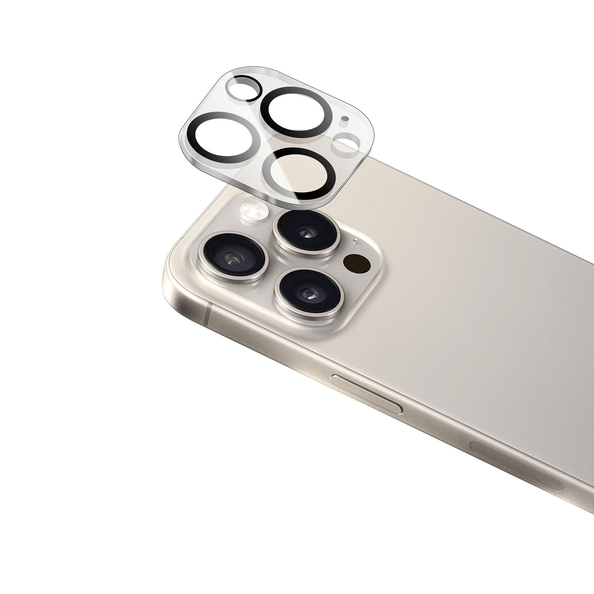 Torrii Bodyglass Camera Lens Protector For iPhone 16 Pro / iPhone 16 Pro Max (Anti-Bacterial Coating) - Clear
