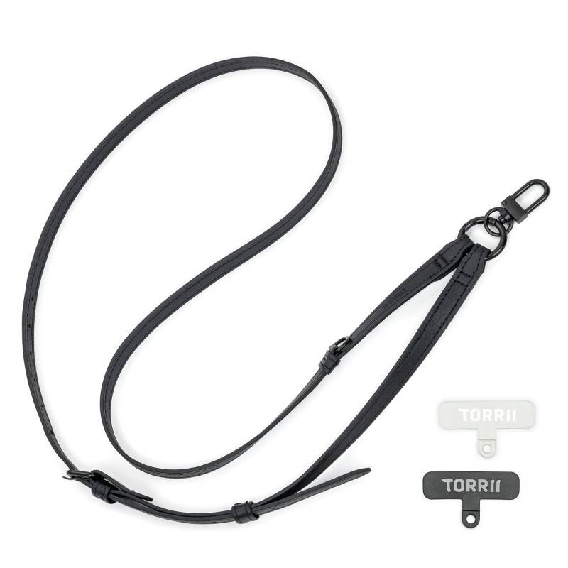 Torrii Knotty Crossbody Strap (PU) – Black