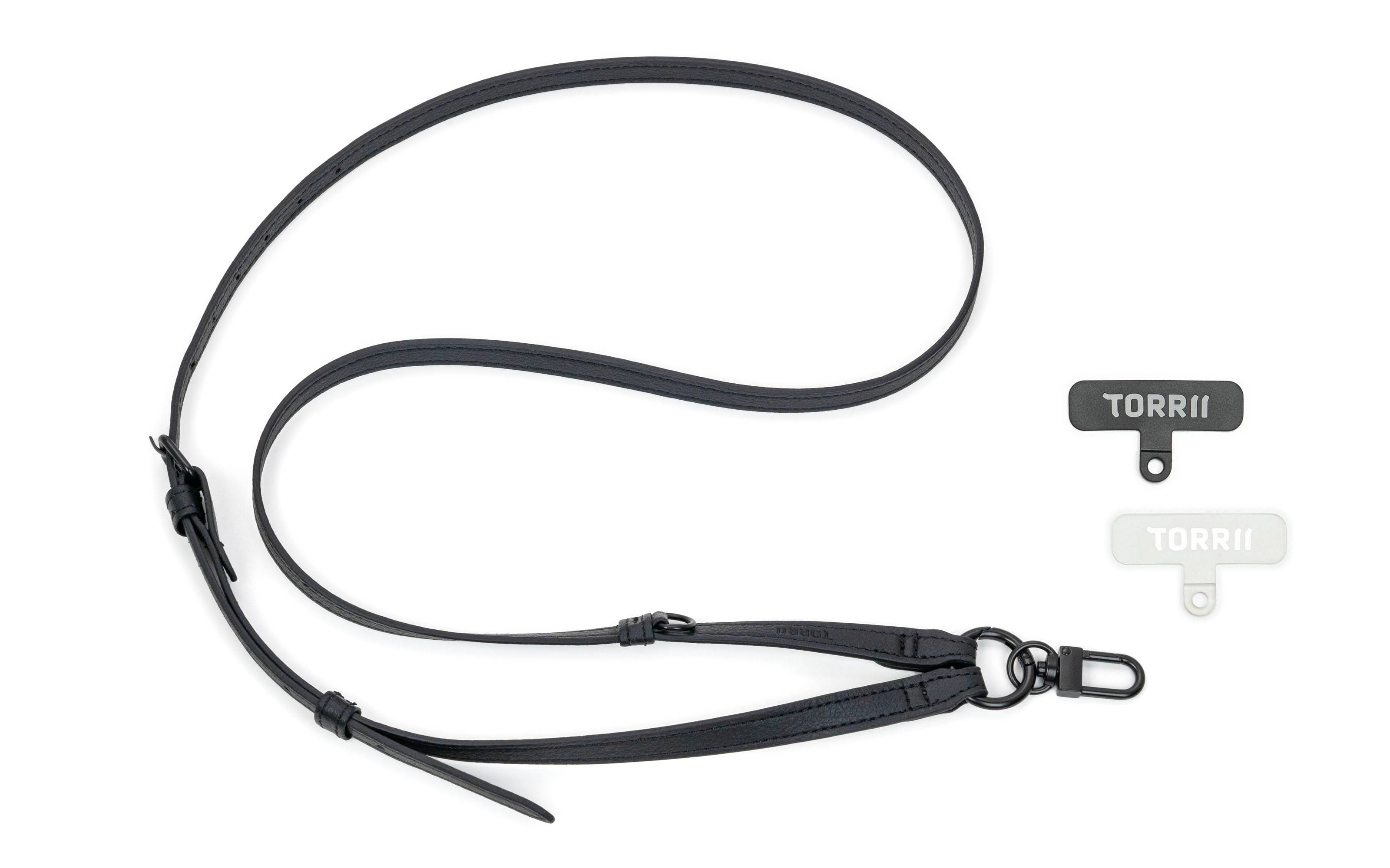Torrii Knotty Crossbody Strap (PU) – Black