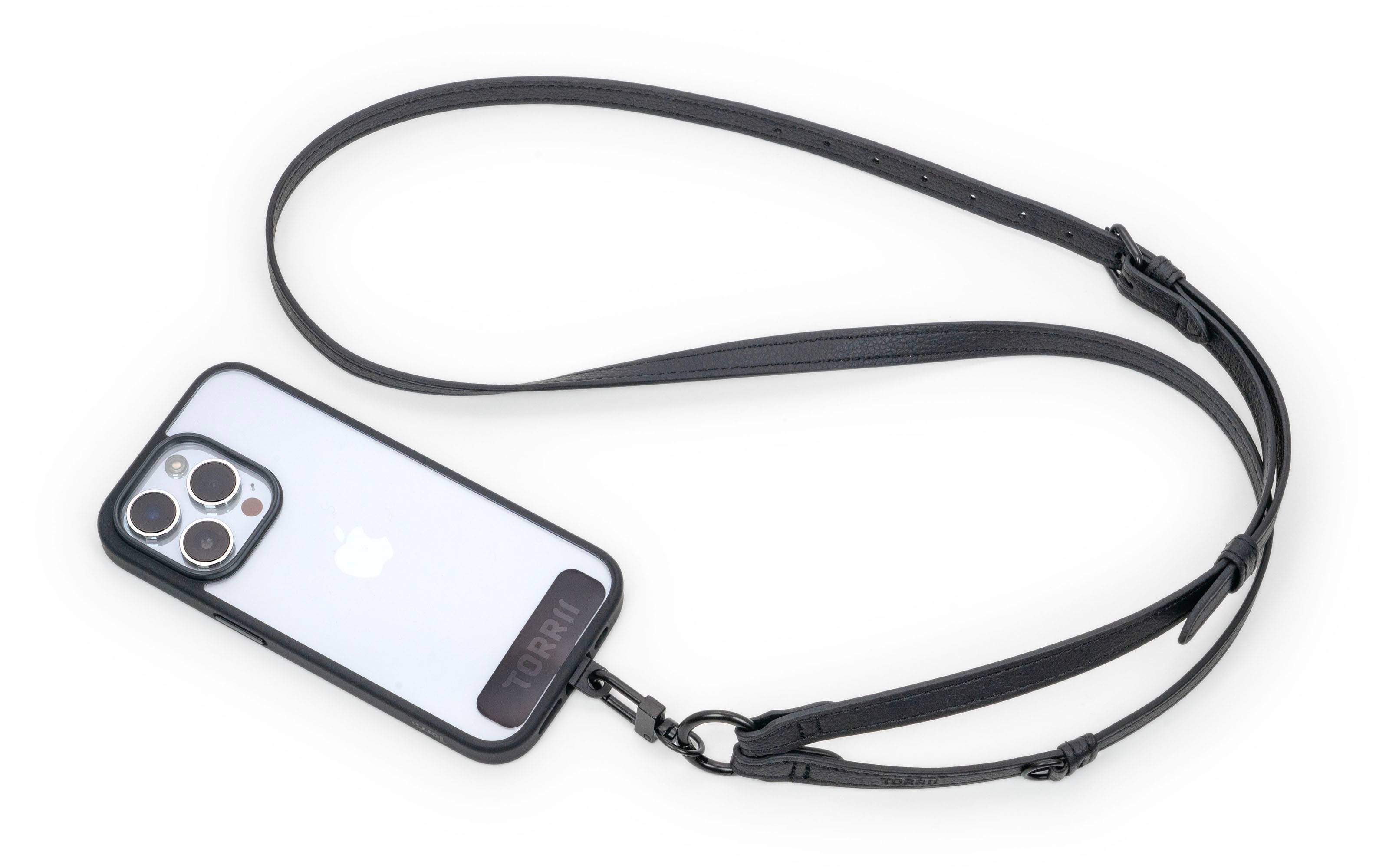 Torrii Knotty Crossbody Strap (PU) – Black