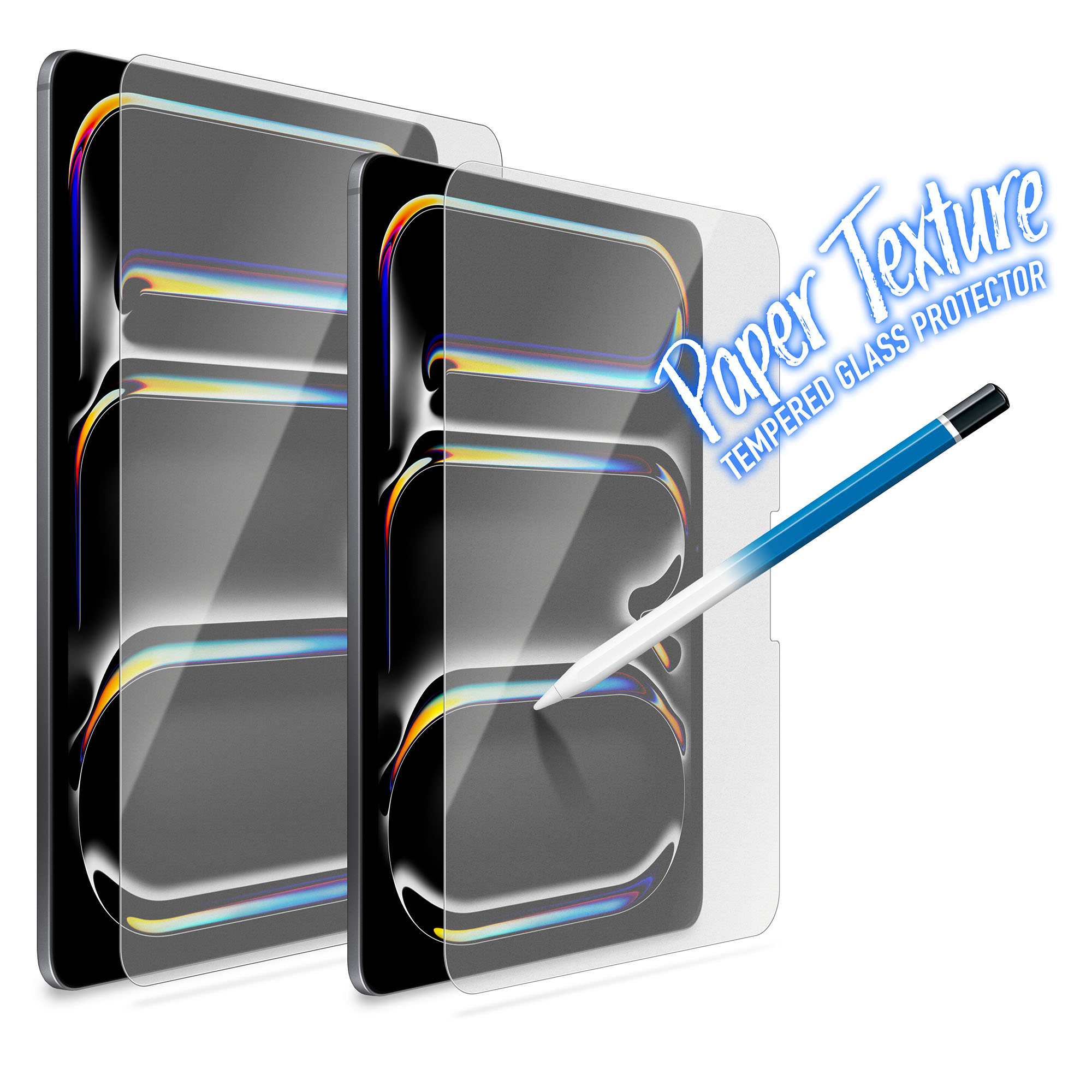 Torrii Bodyglass Paper Texture Glass Screen Protector for iPad Air 13-in. (M2) & iPad Pro 13-in. (M4) – Paper Texture