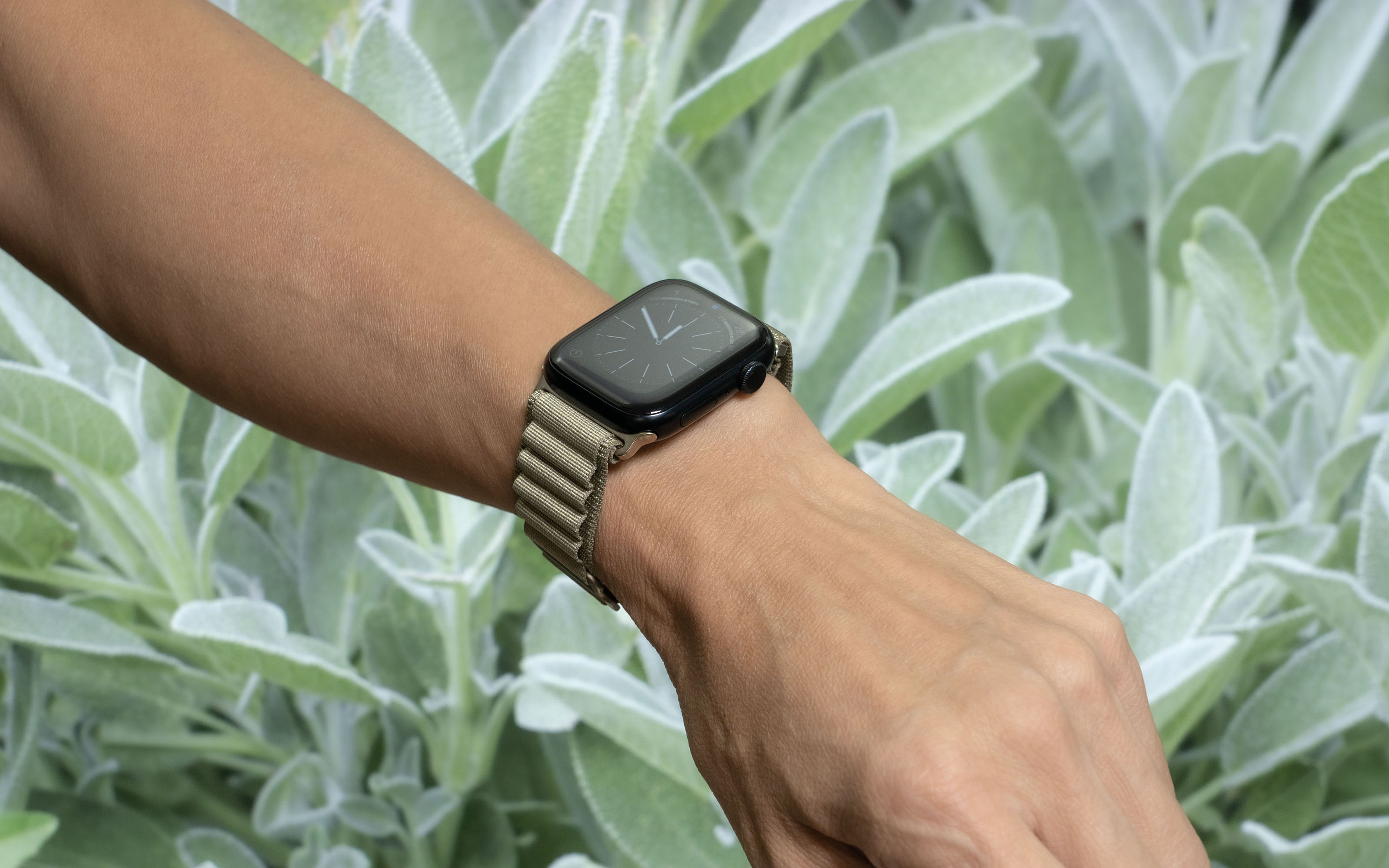 Torrie Solar Band For Apple Watch 42mm/44mm/45mm/ULTRA(49mm) – Sage