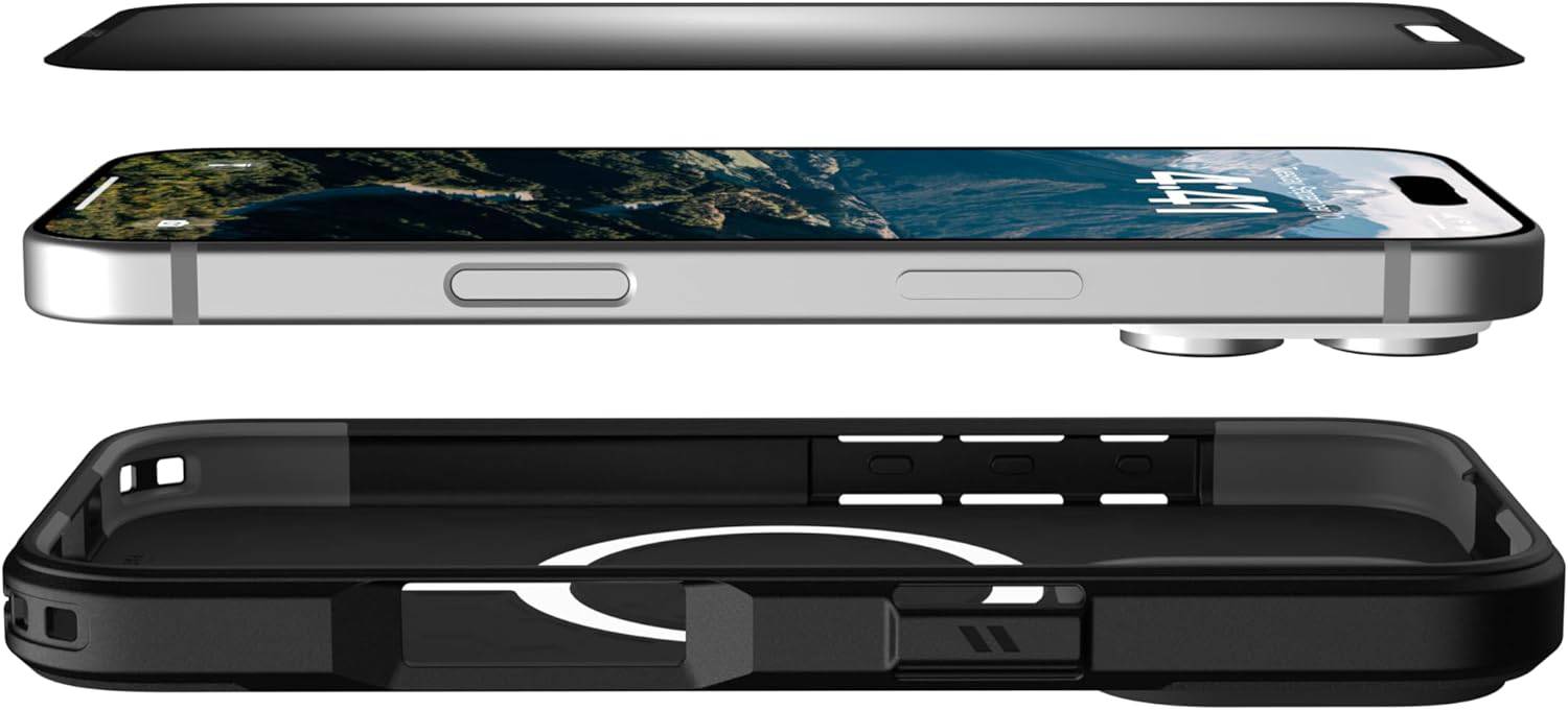 UAG iPhone 16 Pro Removable Privacy Eco Screen Protector - Clear