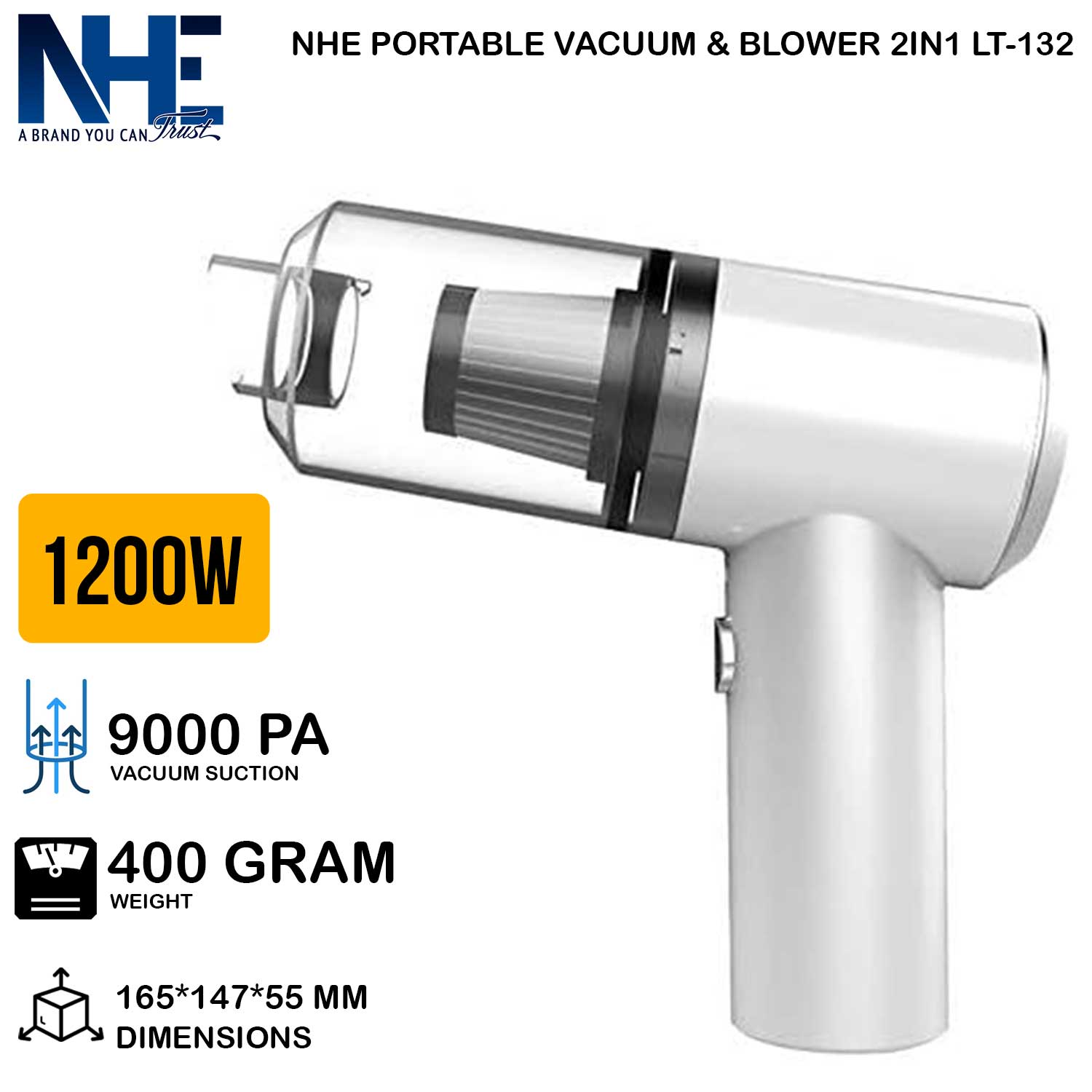 NHE Portable Vacuum & Blower 2in1 LT-132