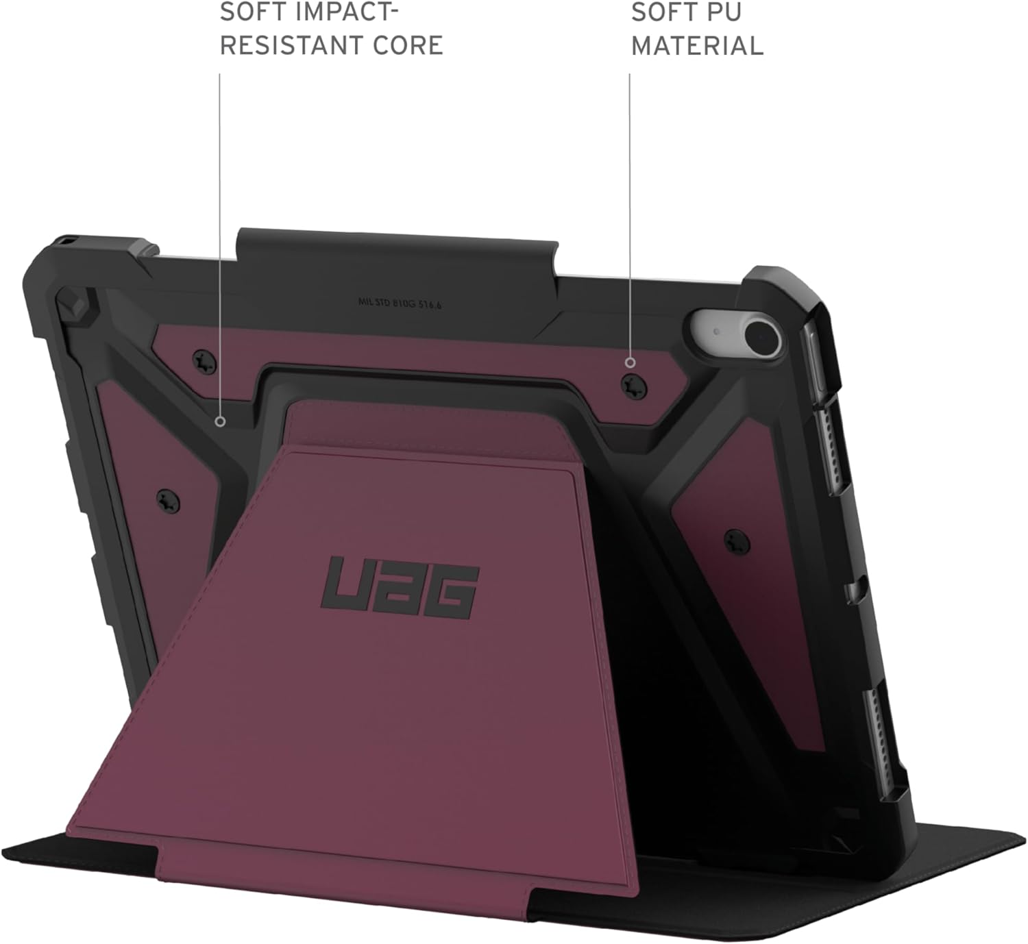 UAG iPad Air 11"/10.9" (2020-2024) Gen6/5/4 Metropolis SE - Bordeaux