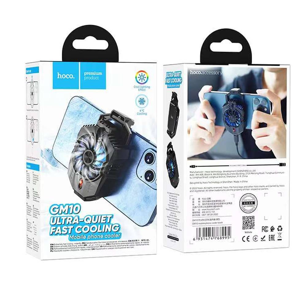 Hoco GM10 Mobile Phone Cooler - Black