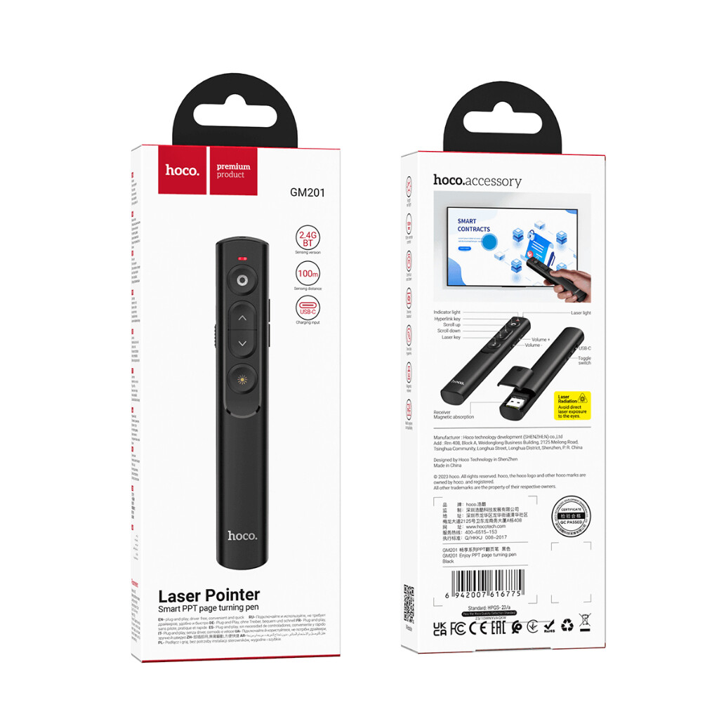 Hoco GM201 Enjoy PPT Page Turning Pen