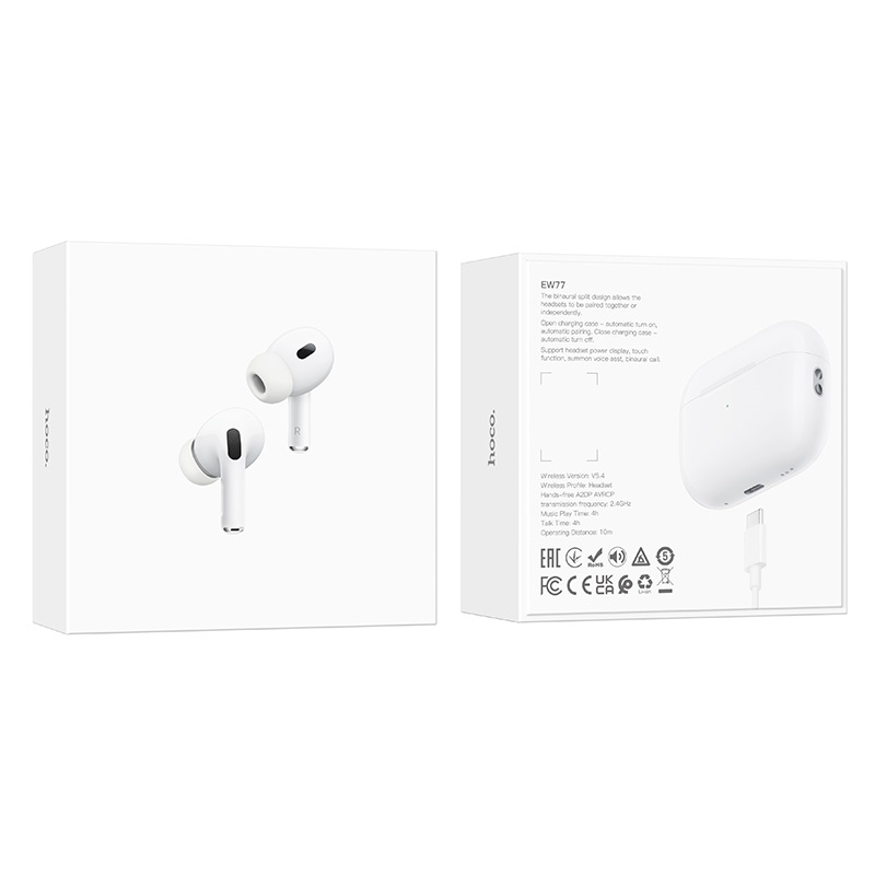 Hoco EW77 True Wireless Stereo Headset - White