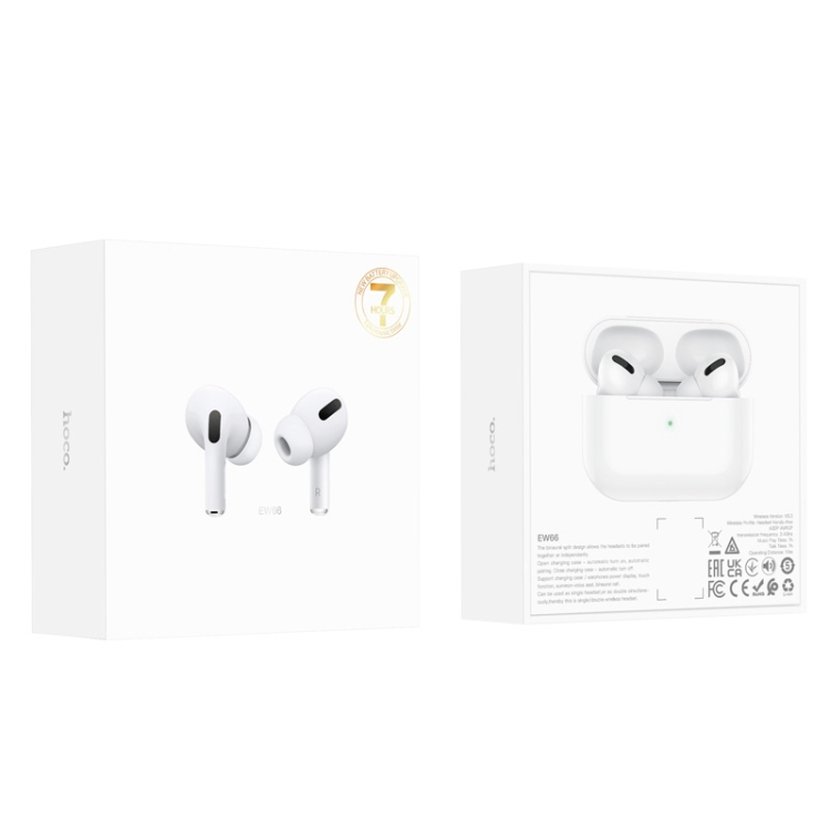 Hoco EW66 True Wireless Stereo Headset - White