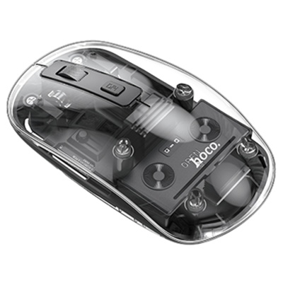 Hoco GM29 Mysterious Dual-mode Silent Wireless Mouse - Dark Night Black