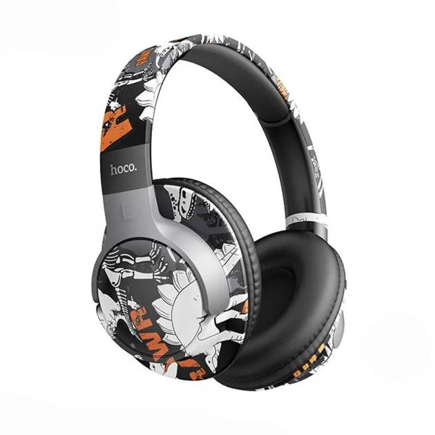 Hoco ESD18 Graffiti BT Headphones - Black