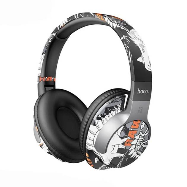 Hoco ESD18 Graffiti BT Headphones - Black