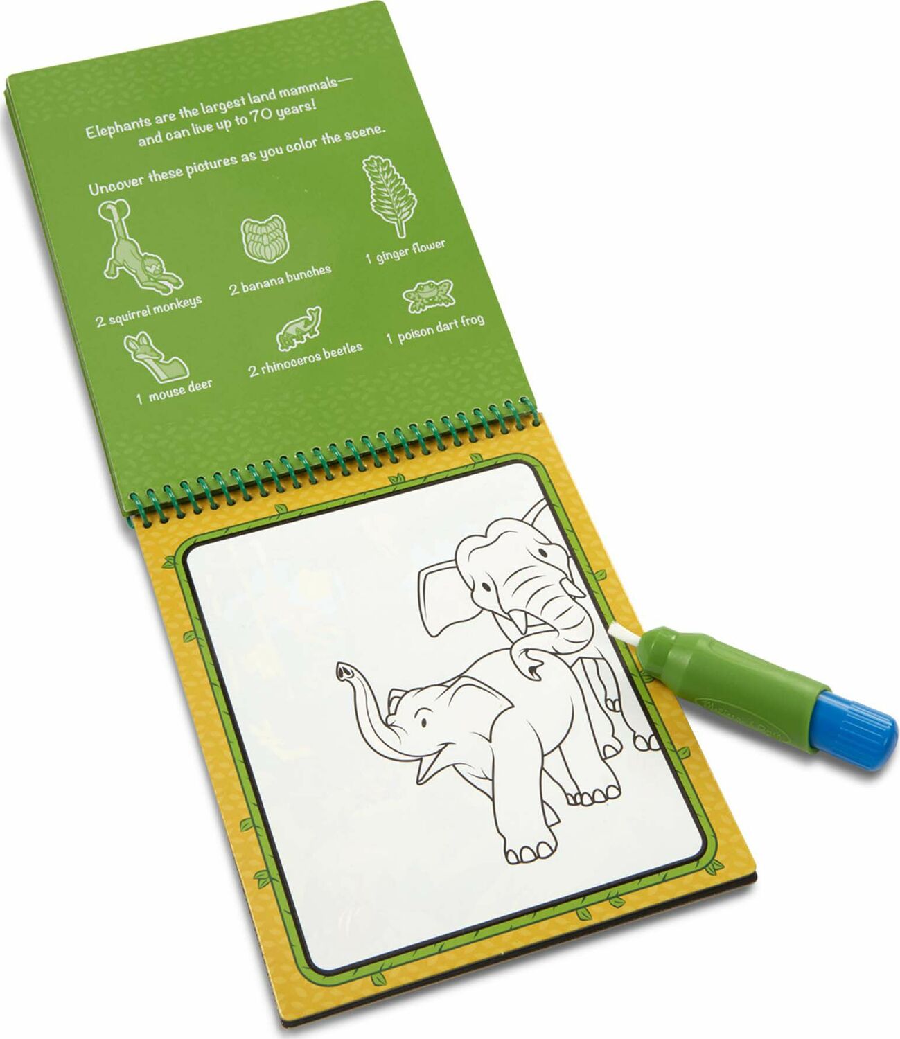 Melissa and Doug Water Wow! Jungle Water-Reveal Pad - On-the-Go Travel Activity
