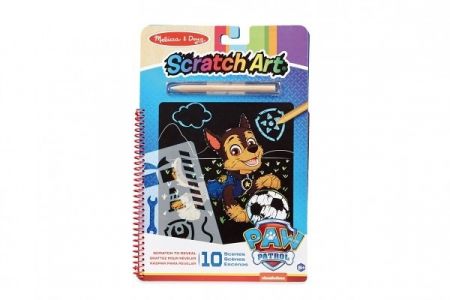 Melissa and Doug Scratch-off pictures/block Chase Paw Patrol/Paw Patrol 10 sheets 19x28cm