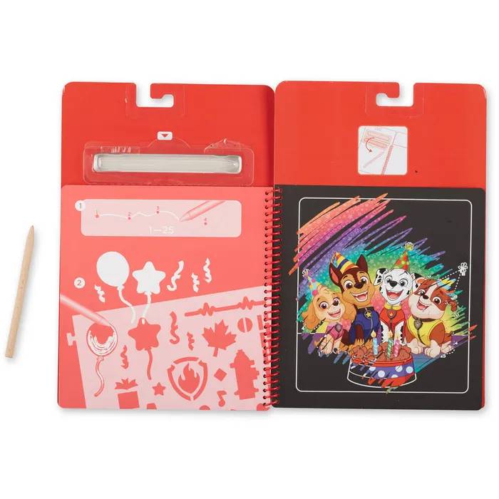 Melissa and Doug Paw Patrol Scratch Art Pad - Marshall