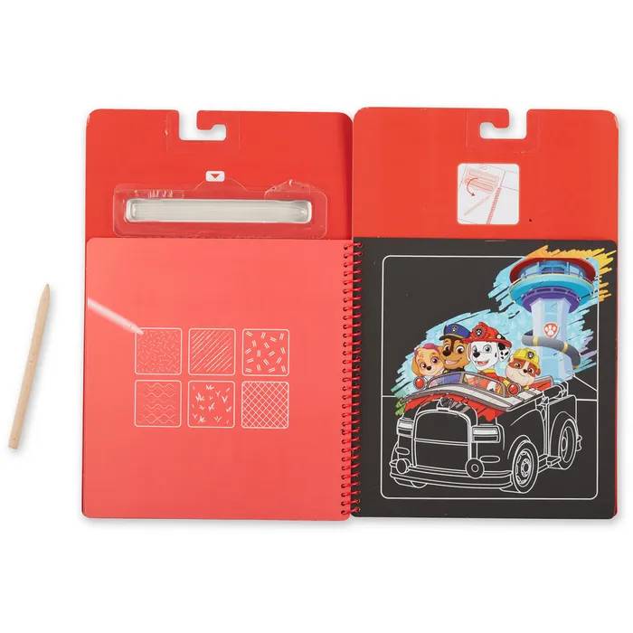 Melissa and Doug Paw Patrol Scratch Art Pad - Marshall