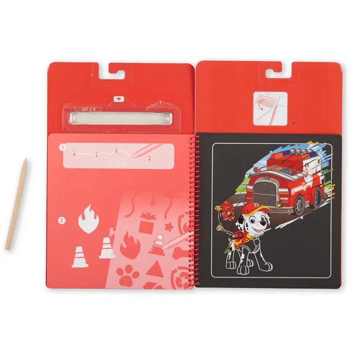 Melissa and Doug Paw Patrol Scratch Art Pad - Marshall