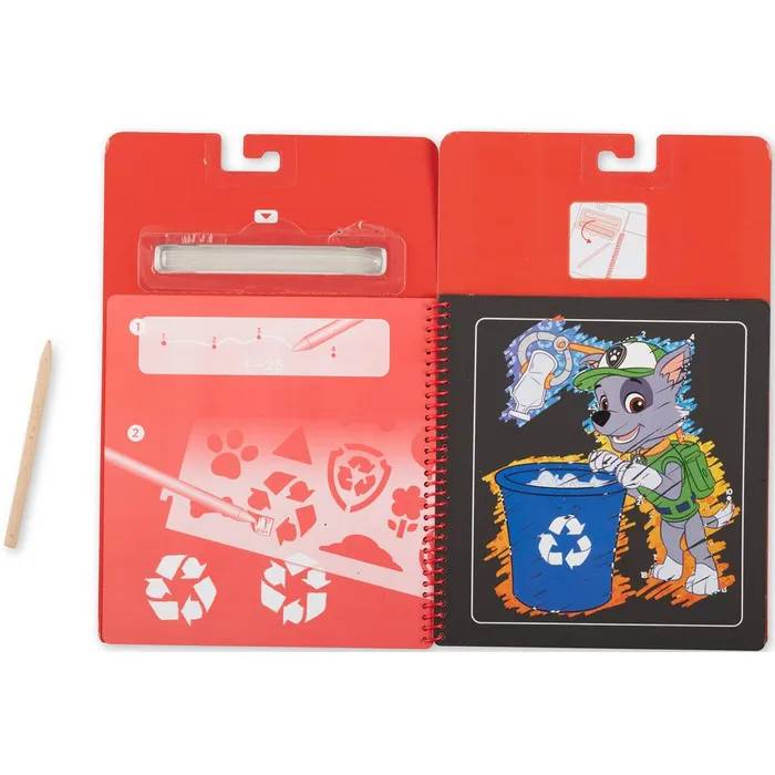 Melissa and Doug Paw Patrol Scratch Art Pad - Marshall